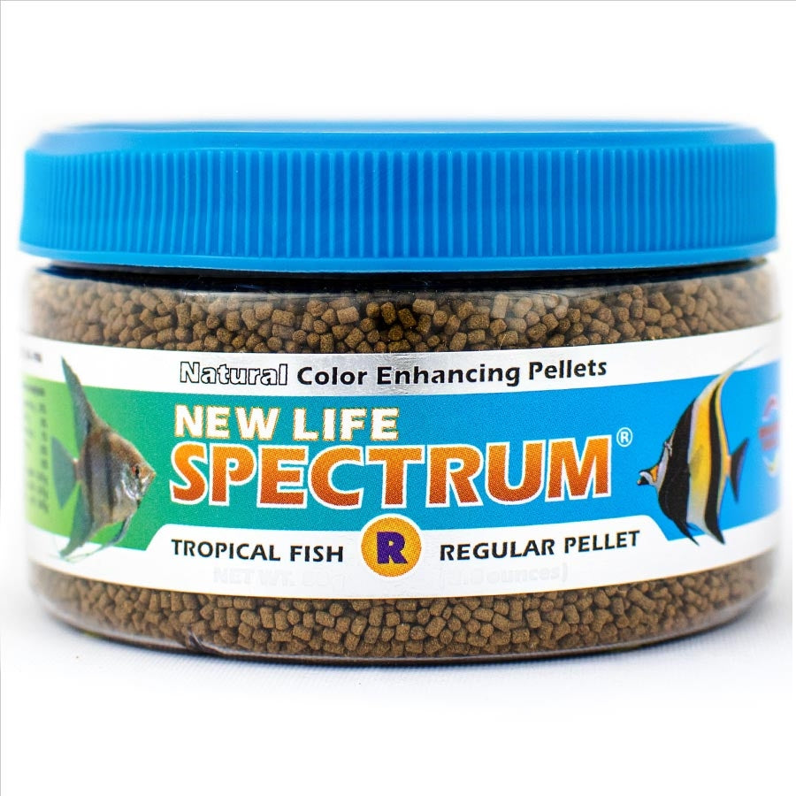 New Life Spectrum Regular Tropical Fish Diet 80g - Sinking Pellet 1-1.5mm