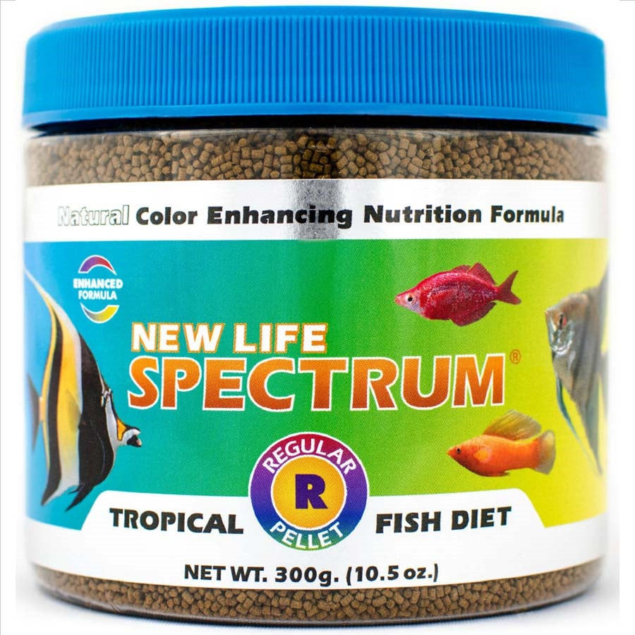 New Life Spectrum Regular Tropical Fish Diet 300g - Sinking Pellet 1-1.5mm