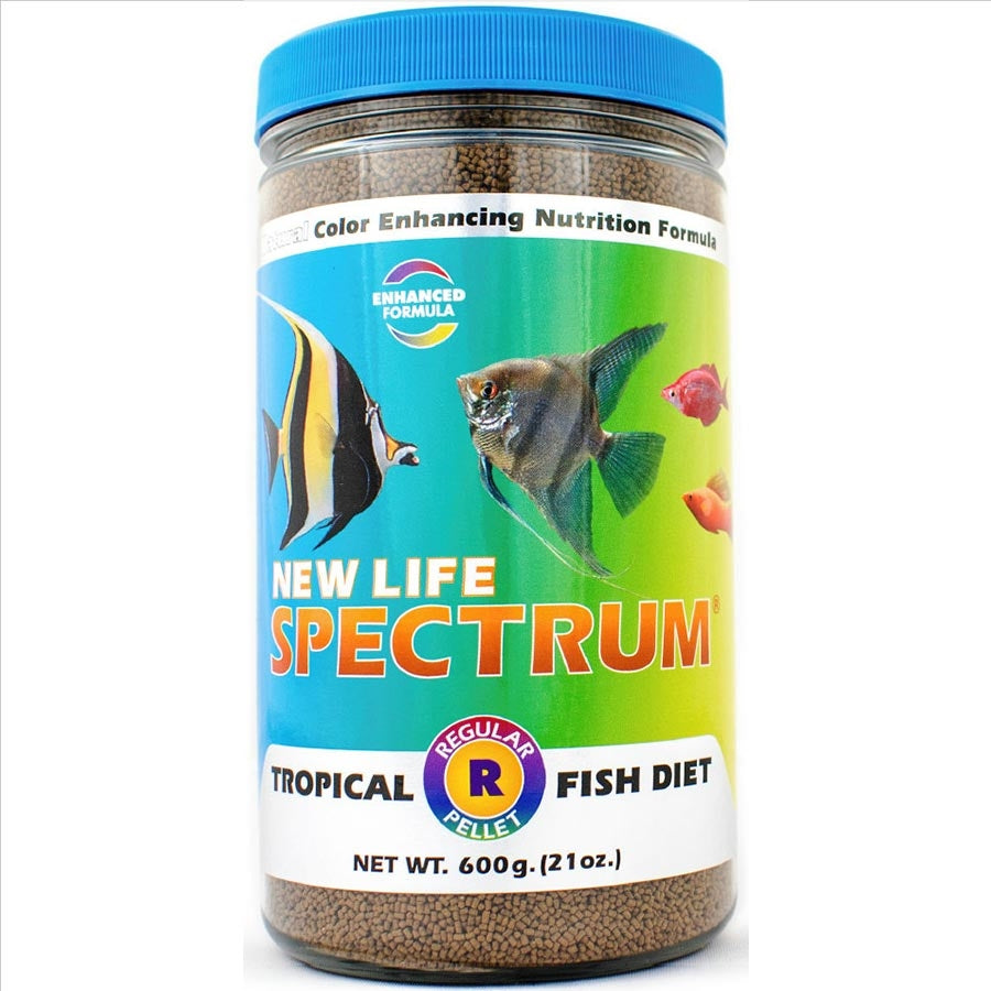 New Life Spectrum Regular Tropical Fish Diet 600g - Sinking Pellet 1-1.5mm