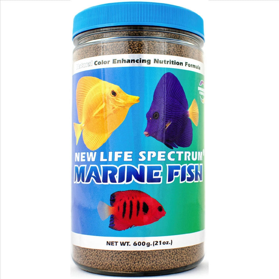 New Life Spectrum Marine Fish Regular 600g Sinking Pellet 1.0-1.5mm
