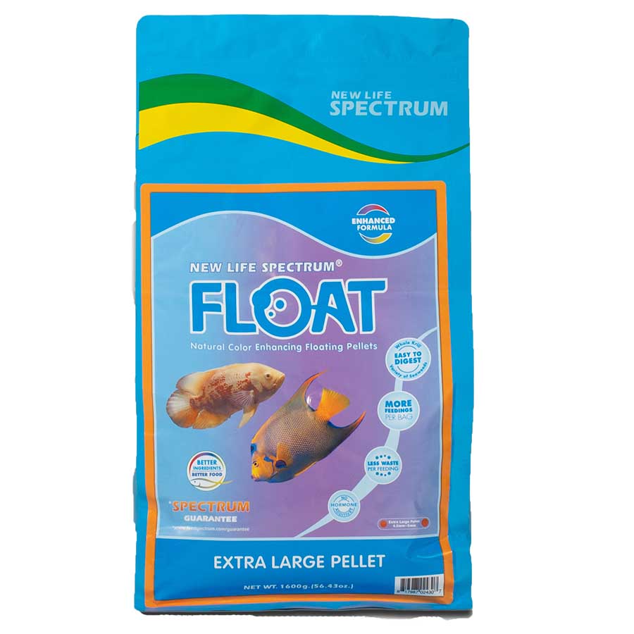 New Life Spectrum Extra Large Float Fish Diet 1.6kg - Floating Pellet 4.5-5mm