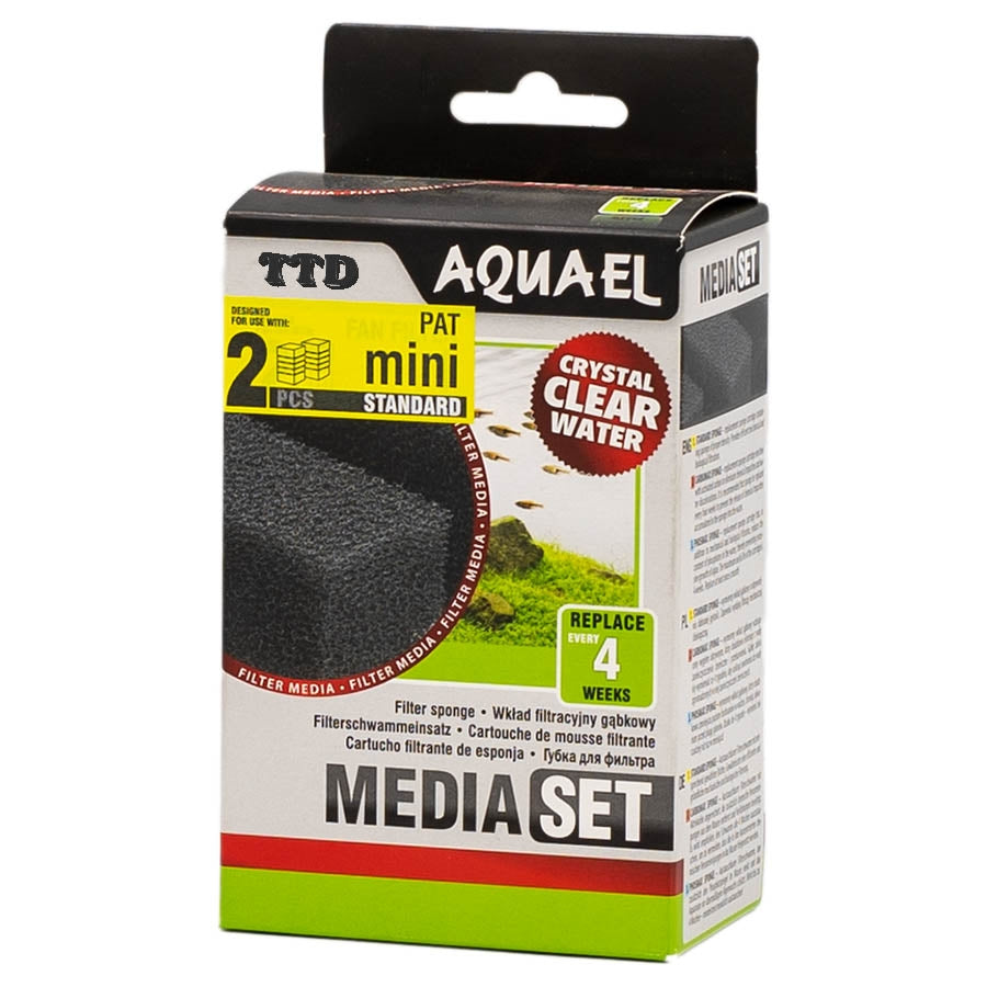 Aquael Replacement Sponge for Pat-Mini Filter Pack of two