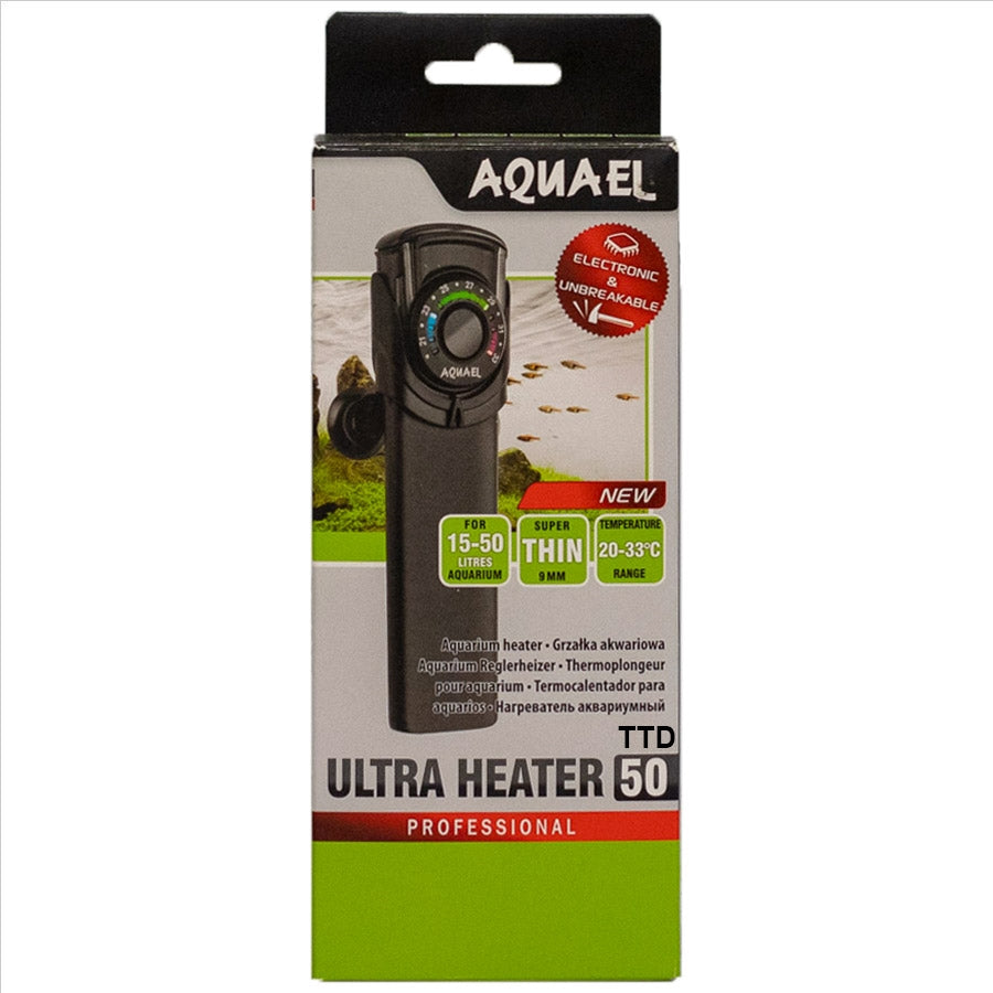 Aquael Professional Ultra Heater 50 Watt Electronic and Unbreakable