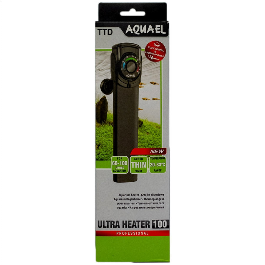 Aquael Professional Ultra Heater 100 Watt Electronic and Unbreakable