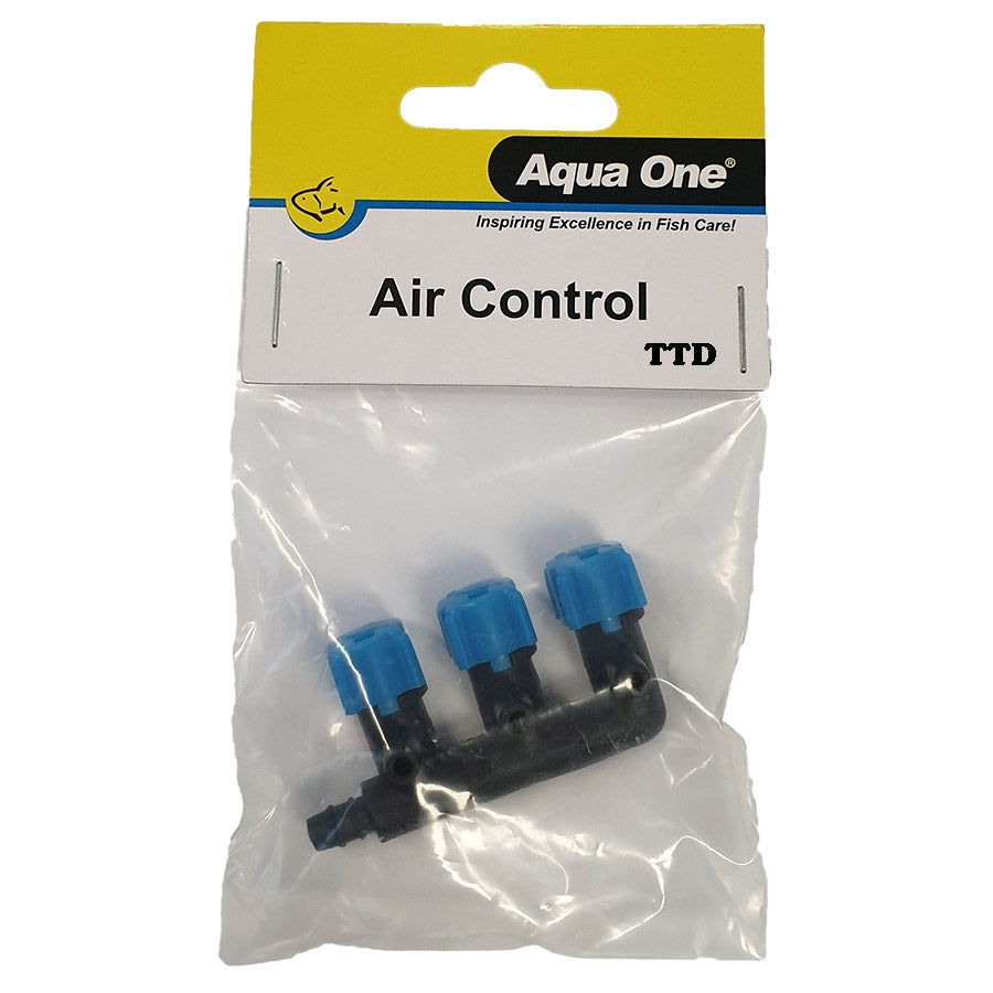 Aqua One Airline Gang Valve - 3 Way