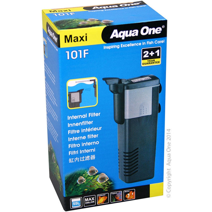 Aqua One Maxi 101F Internal Filter 350lph