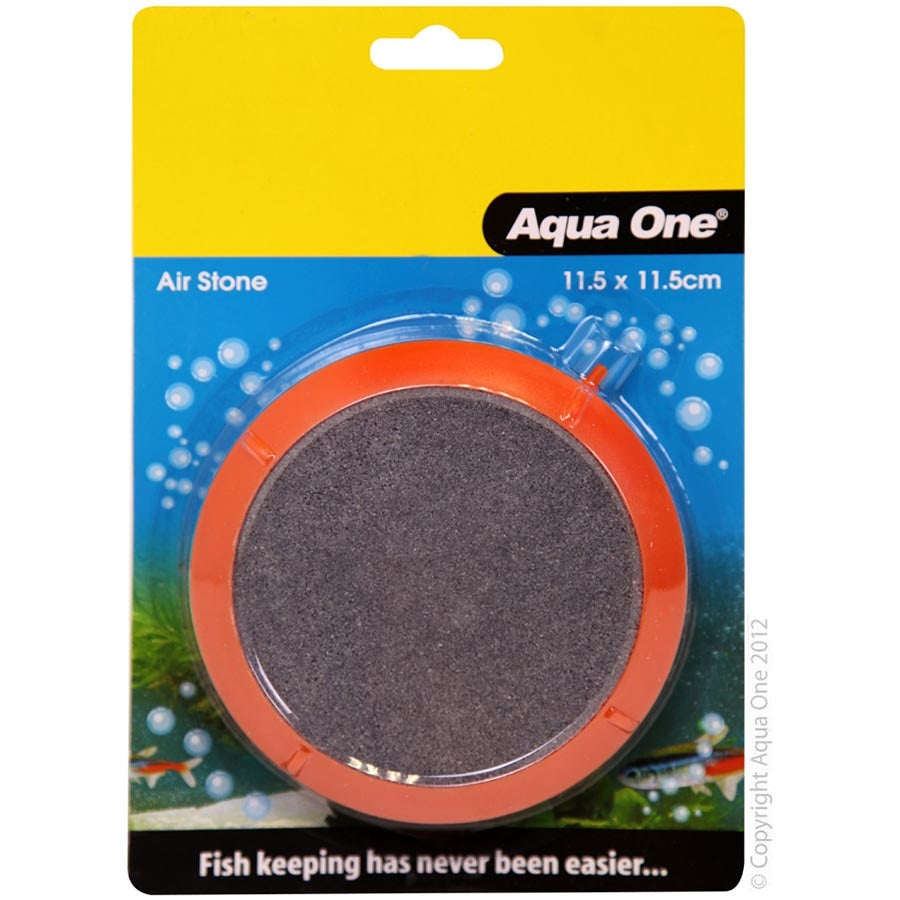 Aqua One 11.5cm Disc PVC Encased Air Stone - Sand