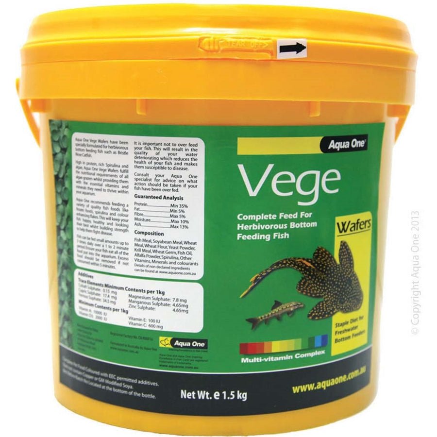 Aqua One Vege Wafer 1.5kg Food