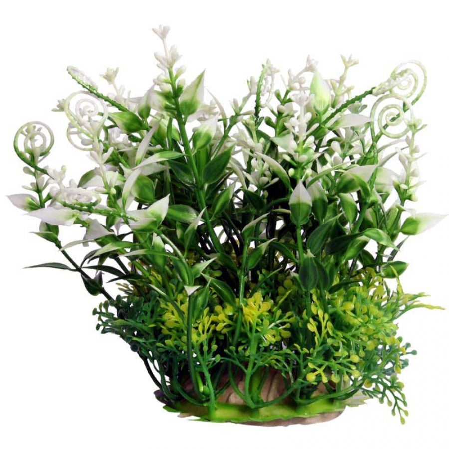 Aqua One Ecoscape Small Snow Swirl Green 10cm - Artificial Plant