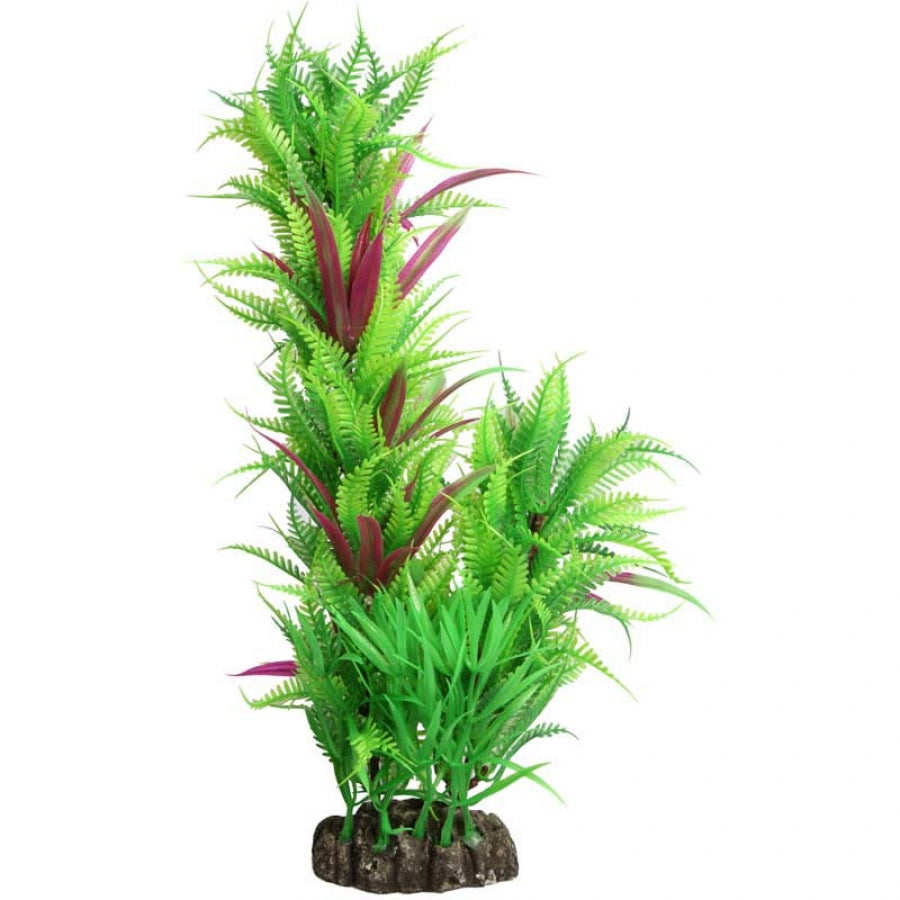 Aqua One Ecoscape Large Fern Column Green 30cm - Artificial Plant