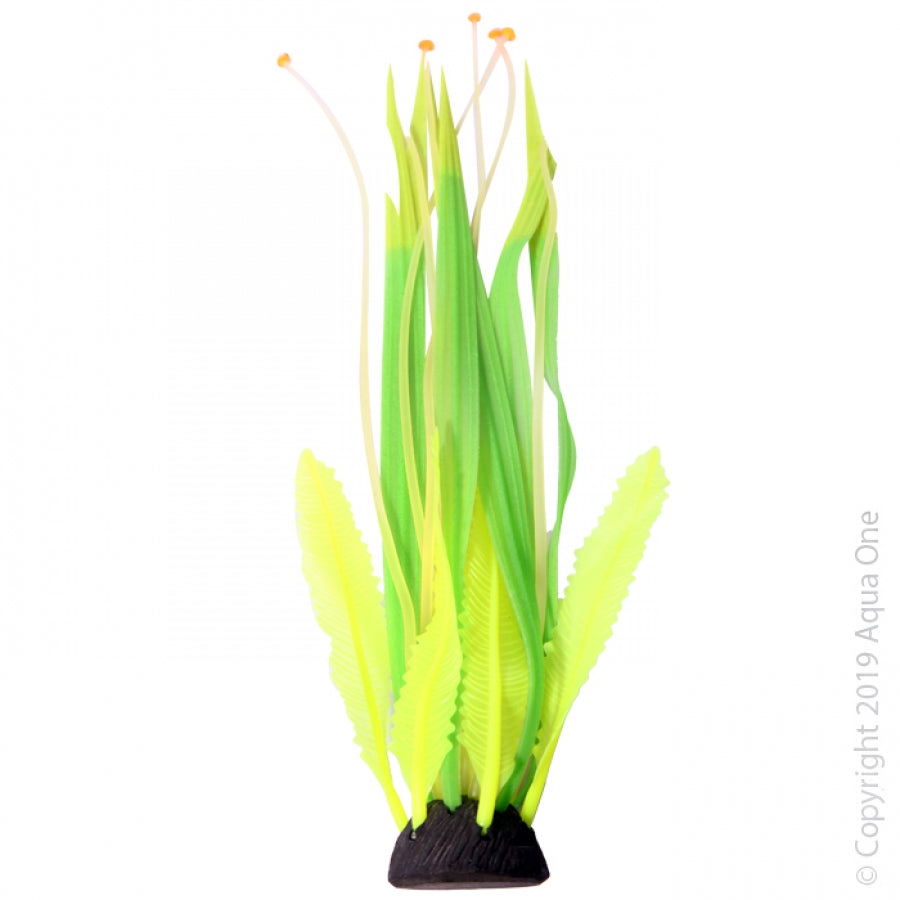 Aqua One Flexiscape Seagrass with Caulerpa Green and Yellow - Artificial Plant