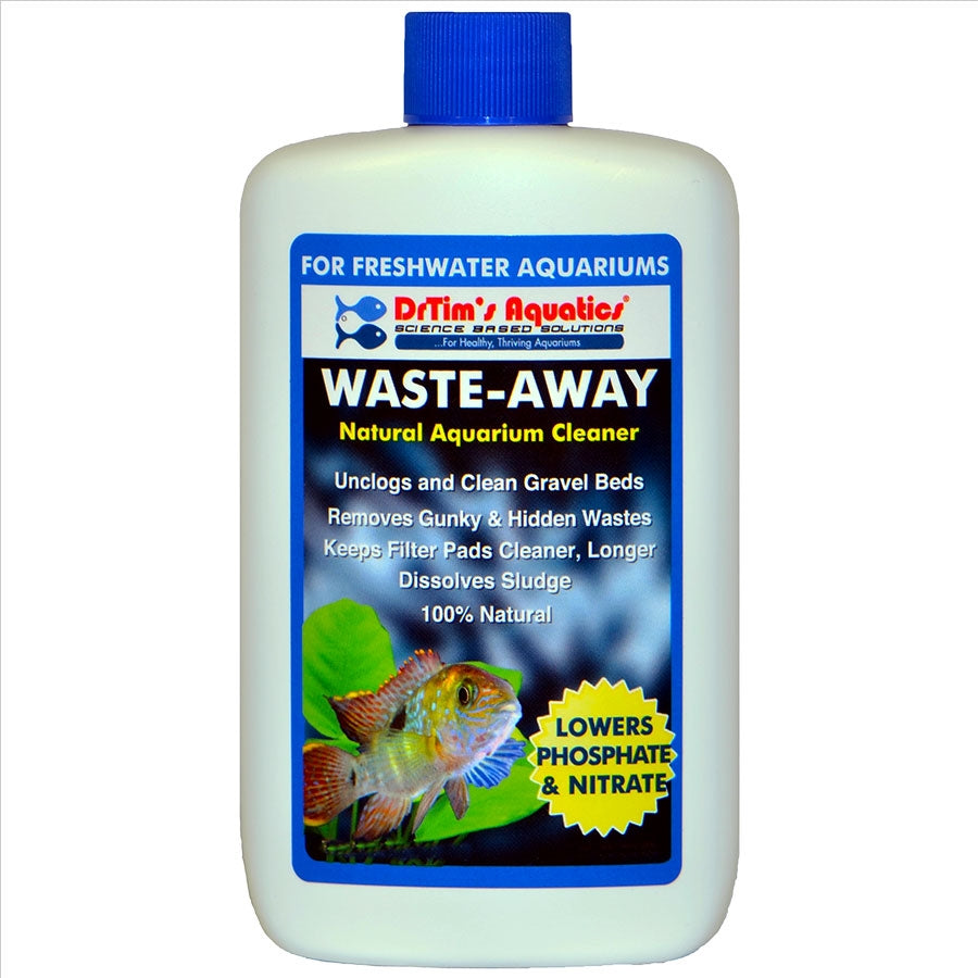 Dr Tims Waste Away H2O-PURE 240ml Treats 908 litre Freshwater Aquarium
