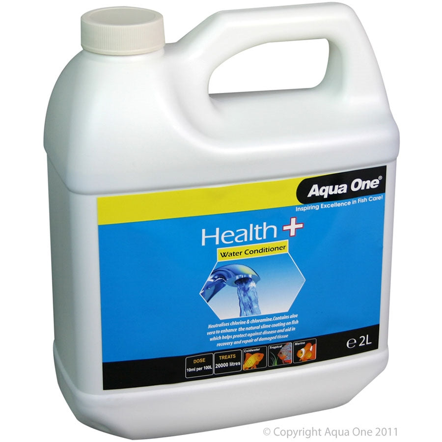 Aqua One Health Plus 2 Litre Tap Water Conditioner with Stress Coat