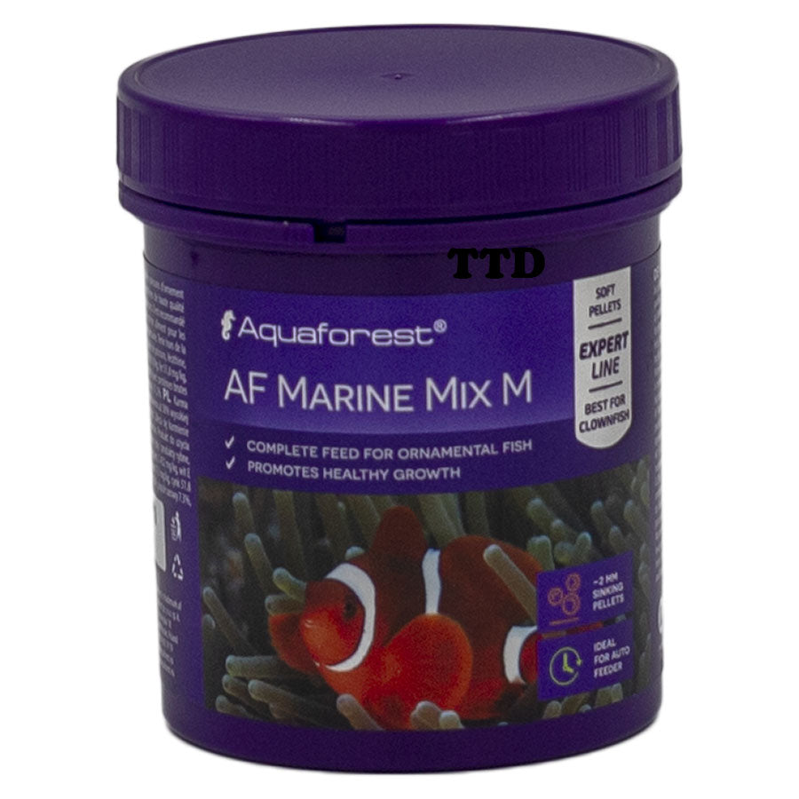 Aquaforest 120g Marine Mix M 2mm Sinking Pellet Fish Food