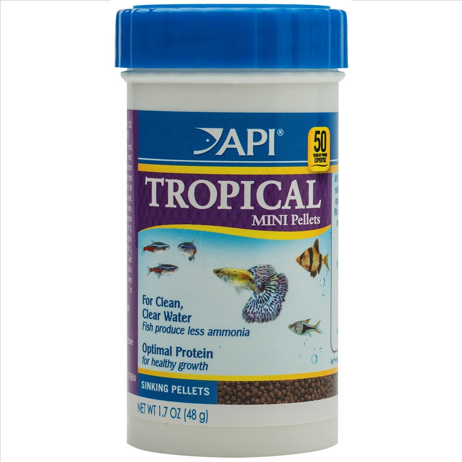 API Tropical Mini Pellets 48g Fish Food