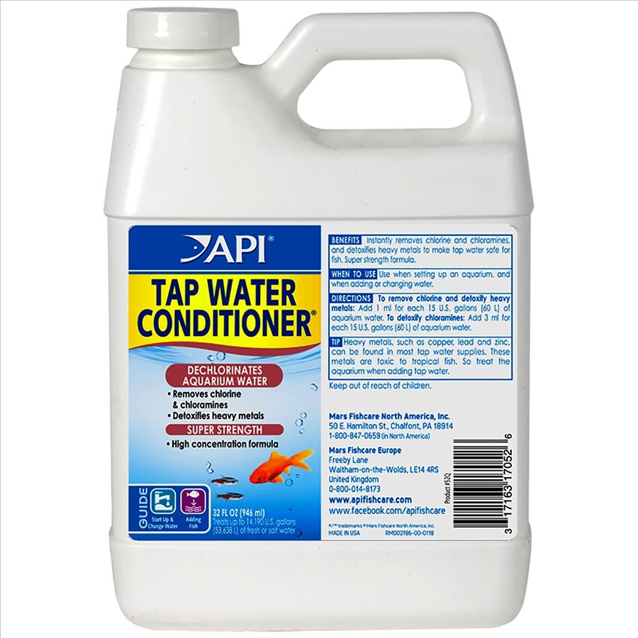 API Tap Water Conditioner 946ml - Makes tap water safe