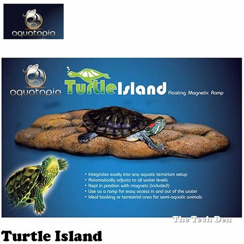 Aquatopia Floating Turtle Island - 27 x 19 x 4.5cm H