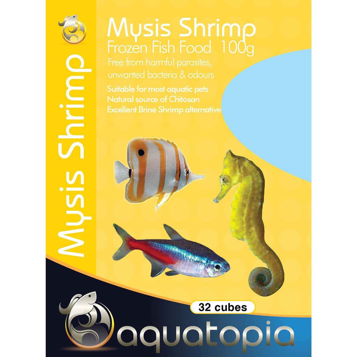 Aquatopia Mysis Shrimp 100g - Frozen Food - In Store Pick Up Only