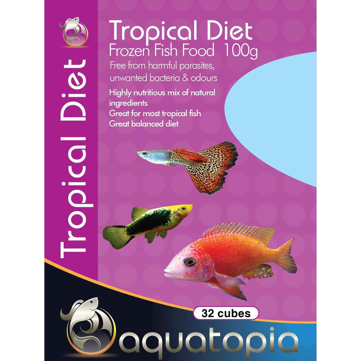 Aquatopia Tropical Diet 100g - Frozen Food - In Store Pick Up Only