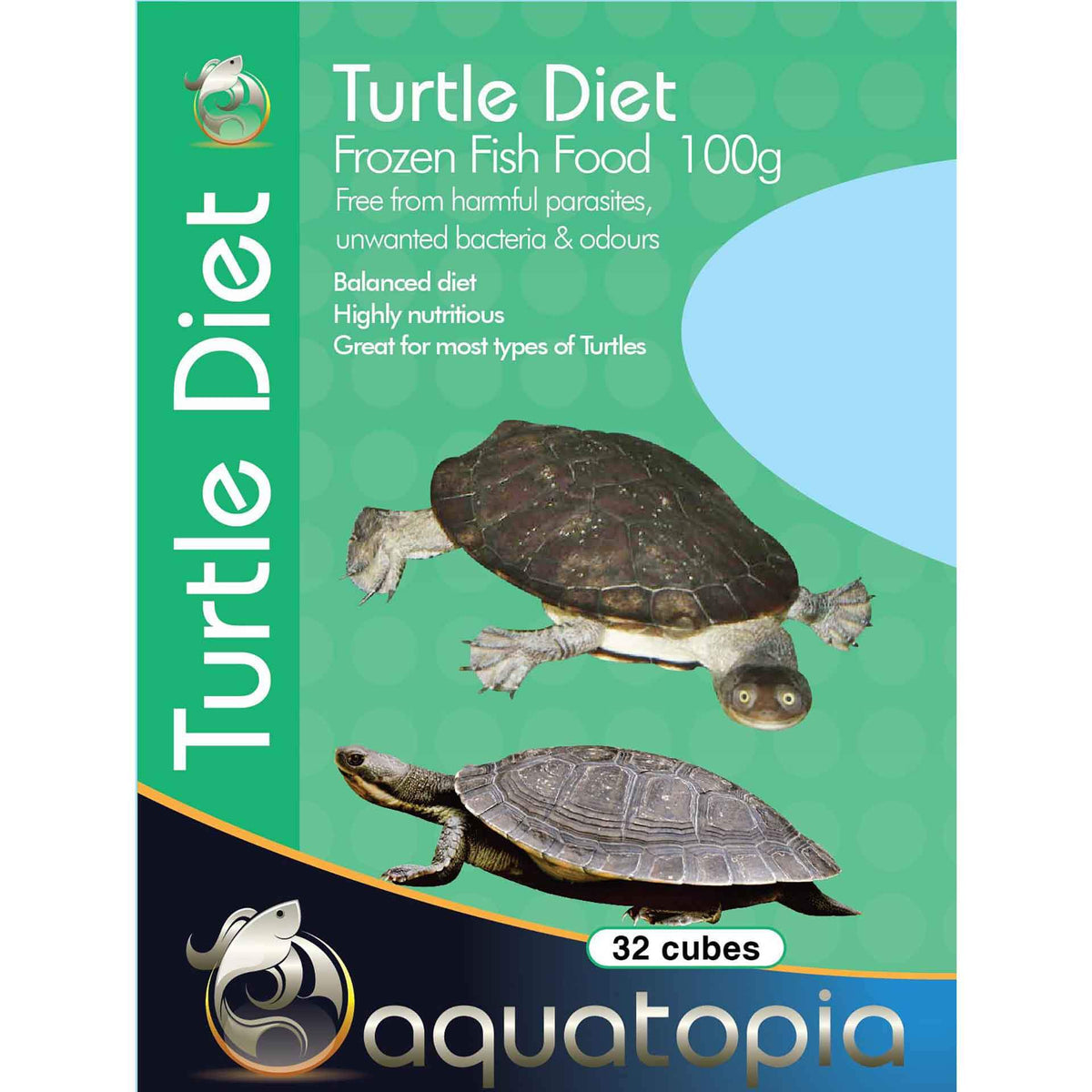 Aquatopia Turtle Diet 100g - Frozen Food - In Store Pick Up Only