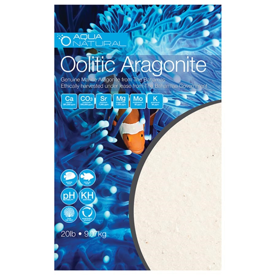 Aqua Natural Oolitic Aragonite 9kg Bag **