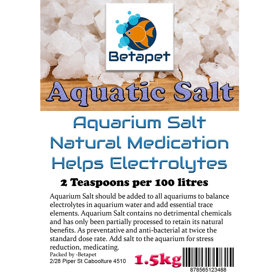Betapet Aquarium Salt in 1.5kg bag - Australian