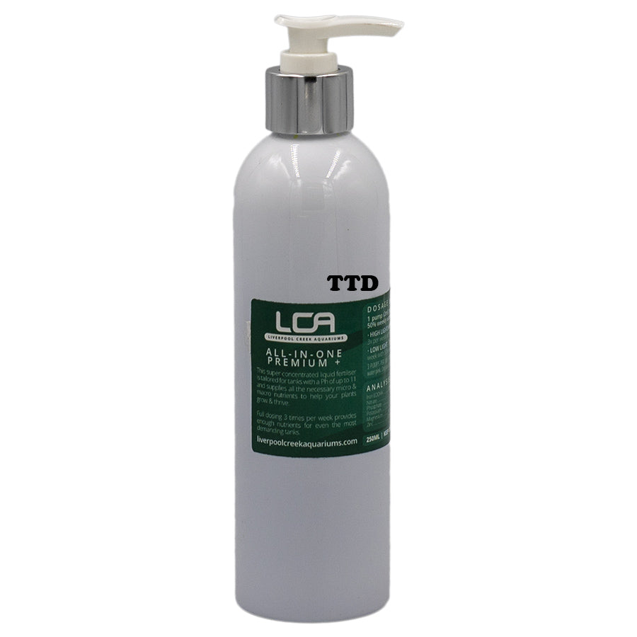 LCA All in One Plus 250ml EDDHA Premium Liquid Fertiliser for pH7.5-11 - Liverpool Creek Aquariums