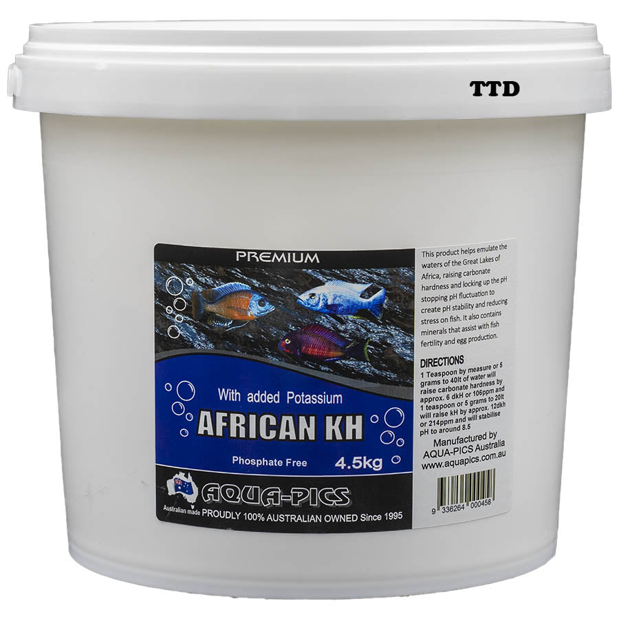 Aqua-Pics African KH+ 4.5kg with added Potassium - Phosphate Free **