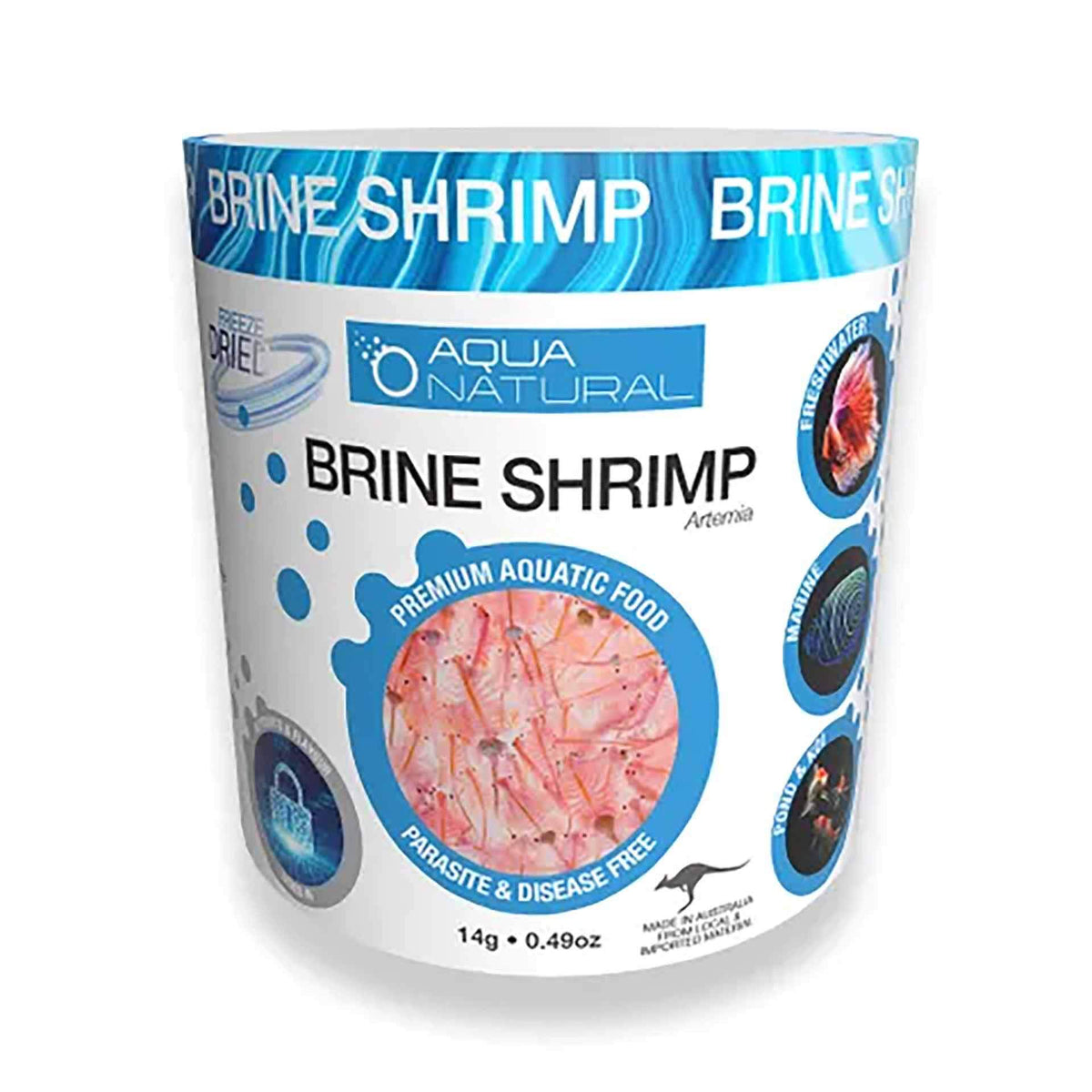 Artemia Freeze Dried Brine Shrimp For Betta Artemia Cubes Floating