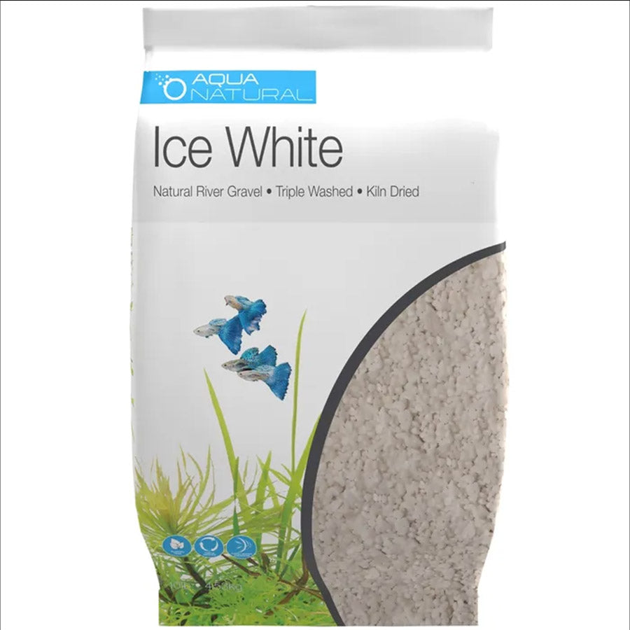 Aqua Natural Ice White Natural Gravel Stone 4.5kg **