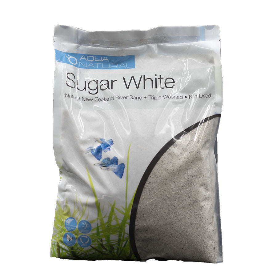 Aqua Natural Sugar White Quartz Sand 4.5kg **