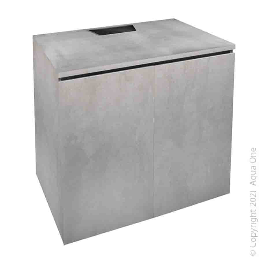 Aqua One Cabinet for AquaSys 235 - ReefSys 255 -Black,White, Nebraska Oak or Concrete