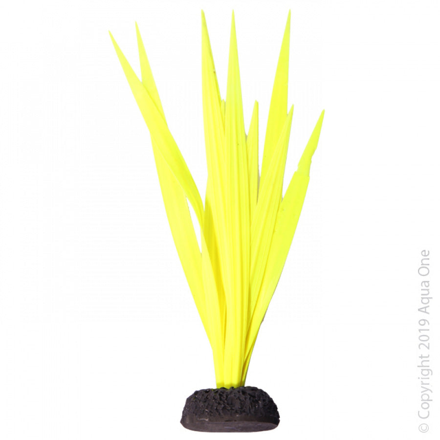 Aqua One Flexiscape Medium Seagrass Yellow Plant 23cm - Artificial Plant