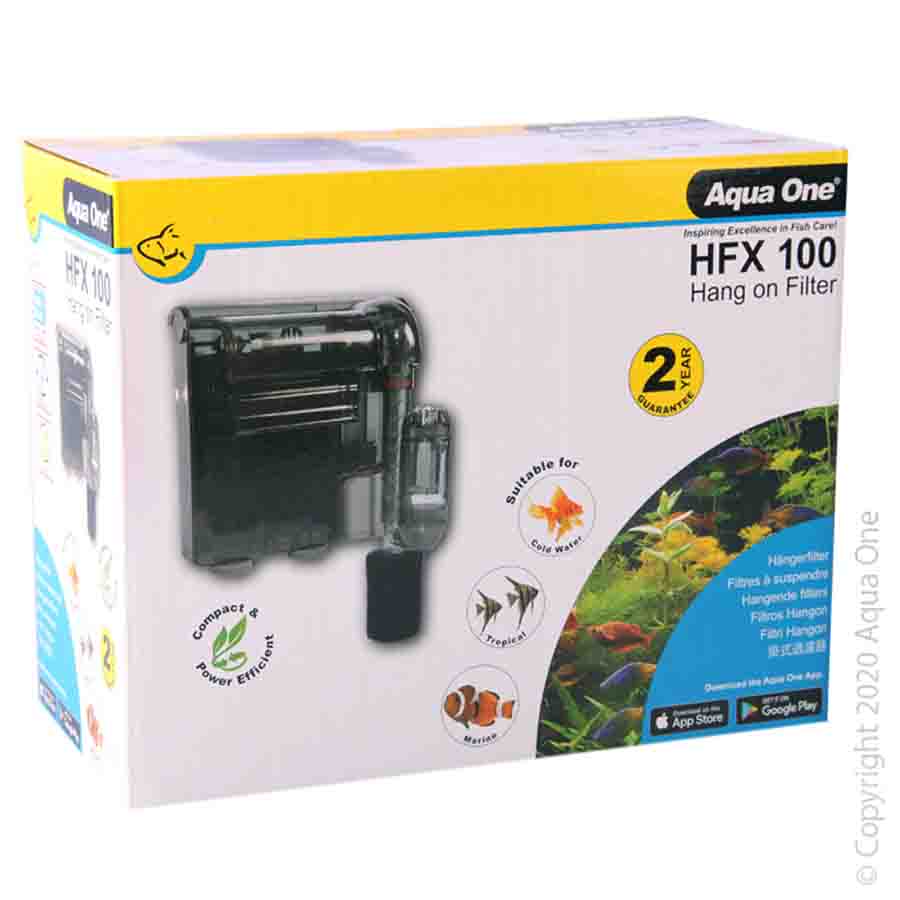 Aqua One HFX 100 Hang On Filter - 350lph