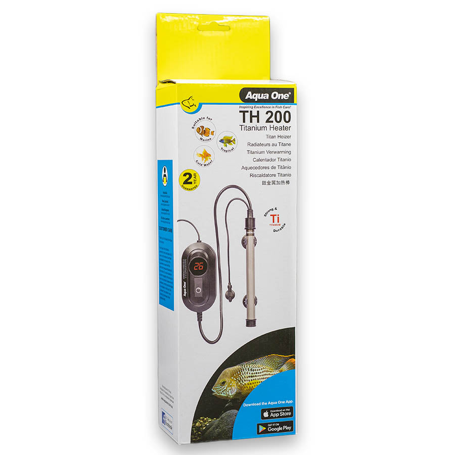 Aqua One Heater Titanium 200W with Controller