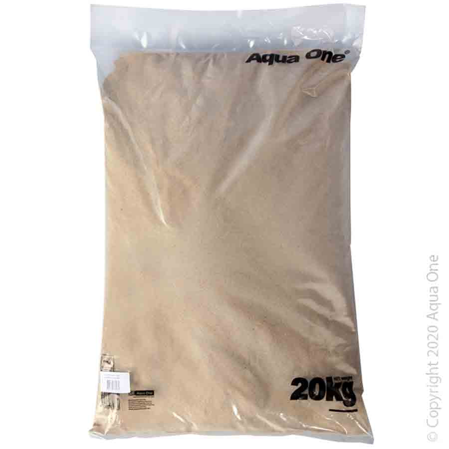 Aqua One Natural Gravel River Sand Australian 20kg **