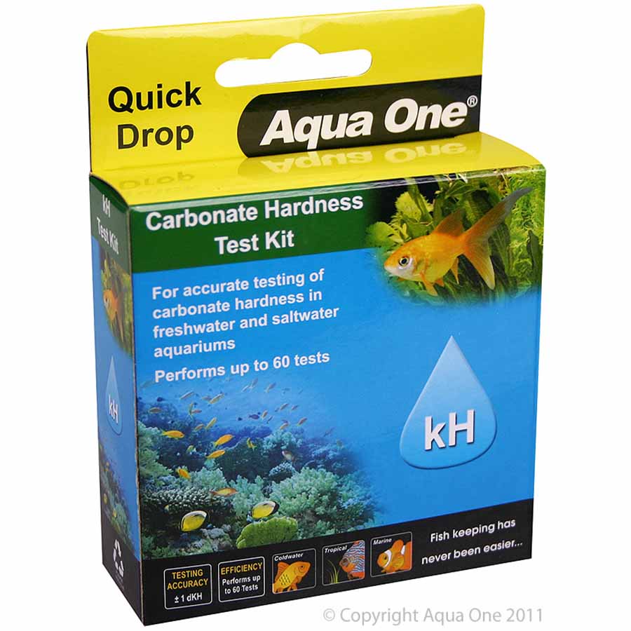 Aqua One QuickDrop Carbonate Hardness KH Test Kit