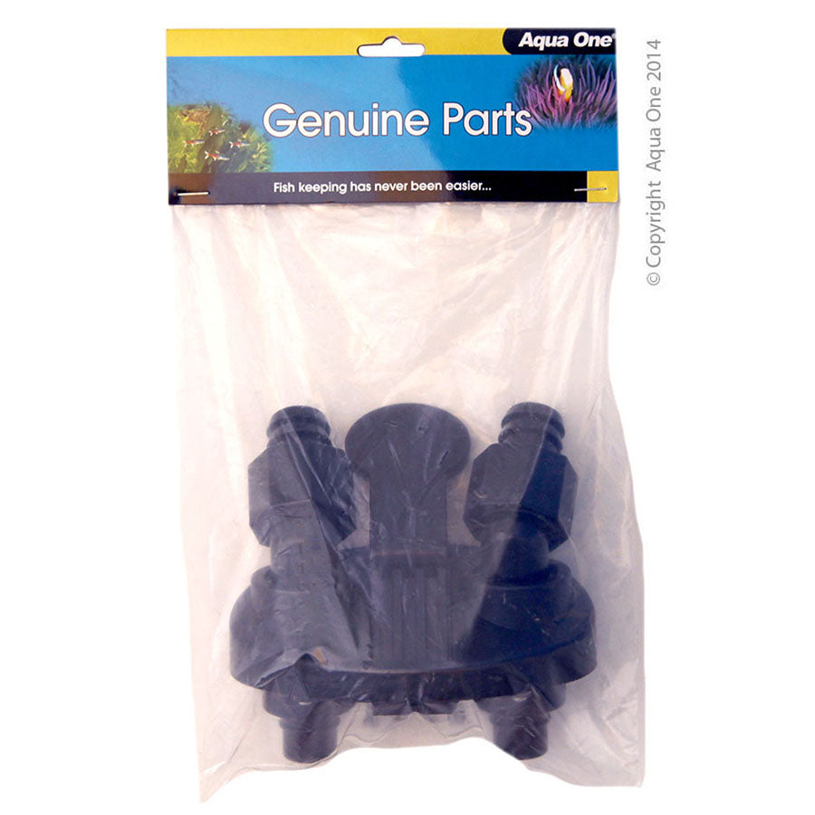 Aqua One Replacement Tap Set In Out 22mm - Aquis 2200 2400