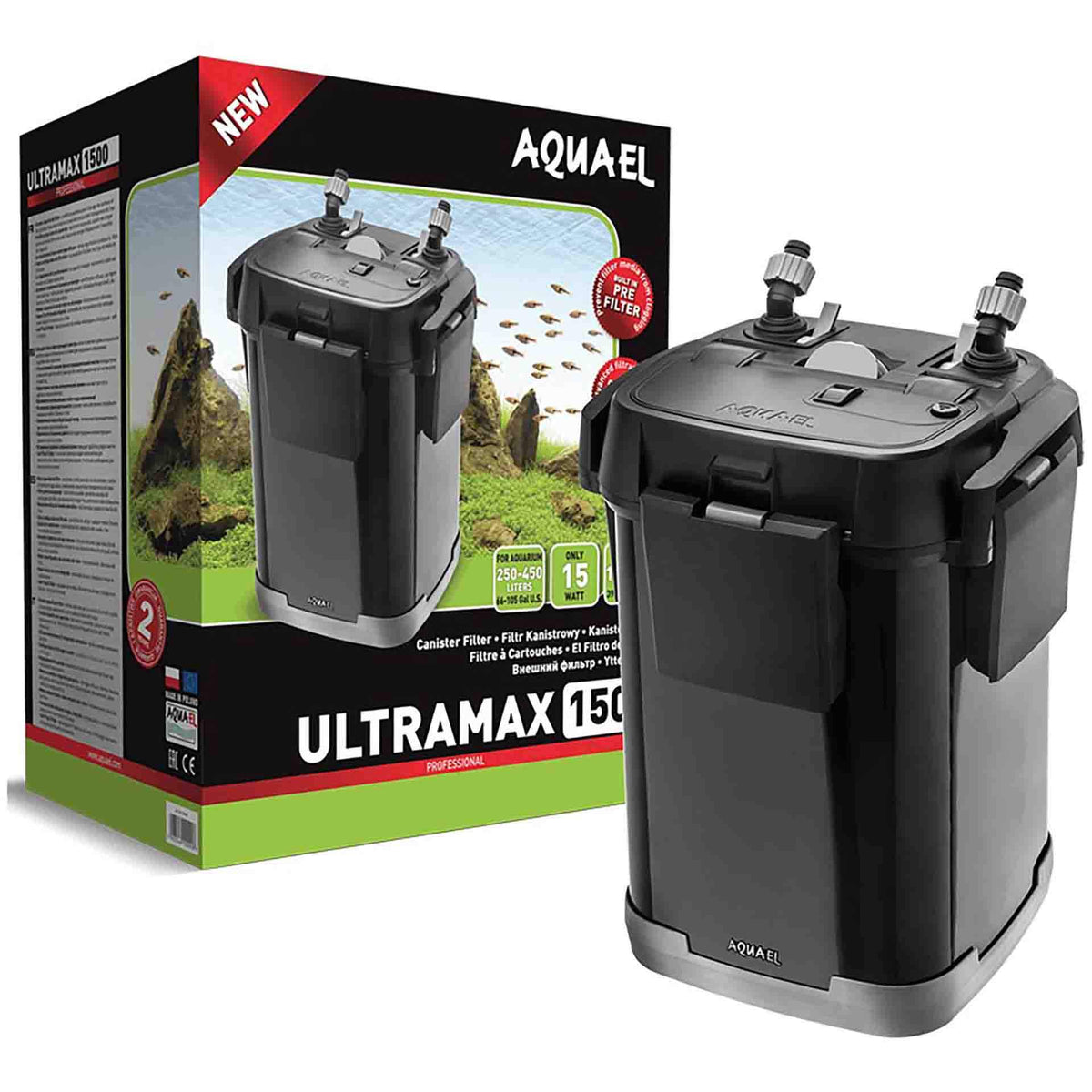 Aquael ULTRAMAX 1500 Canister Filter