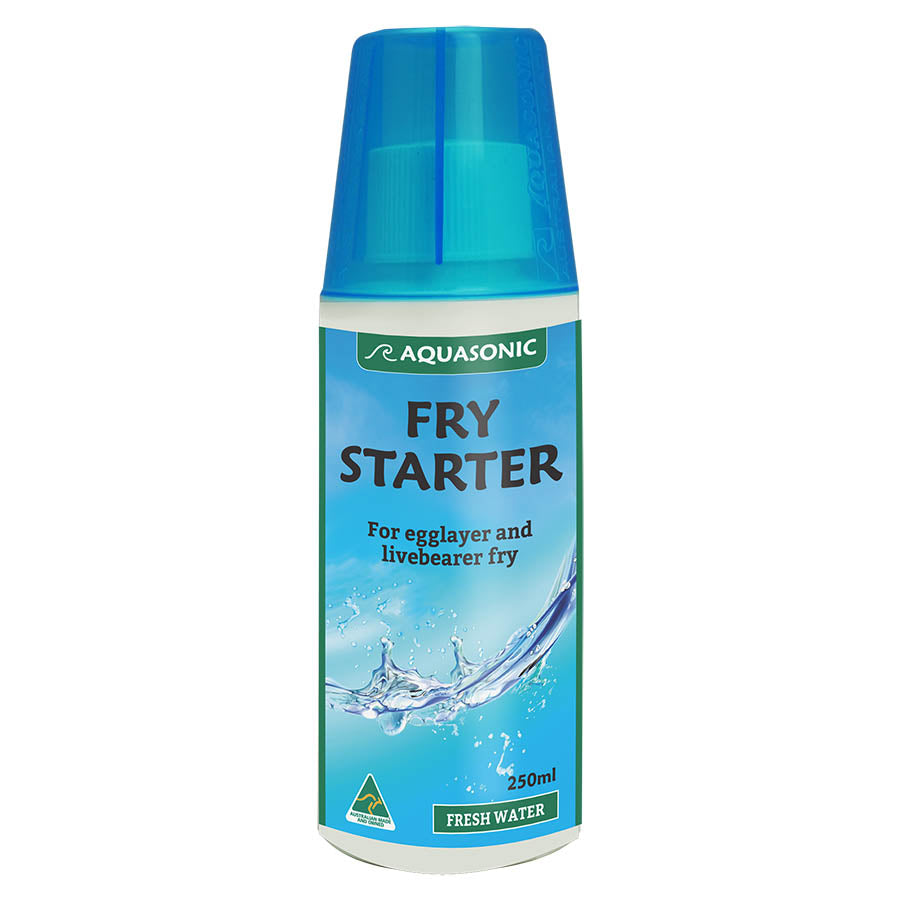 Aquasonic Fry Starter 250ml - Baby Fish Food - Australian Made