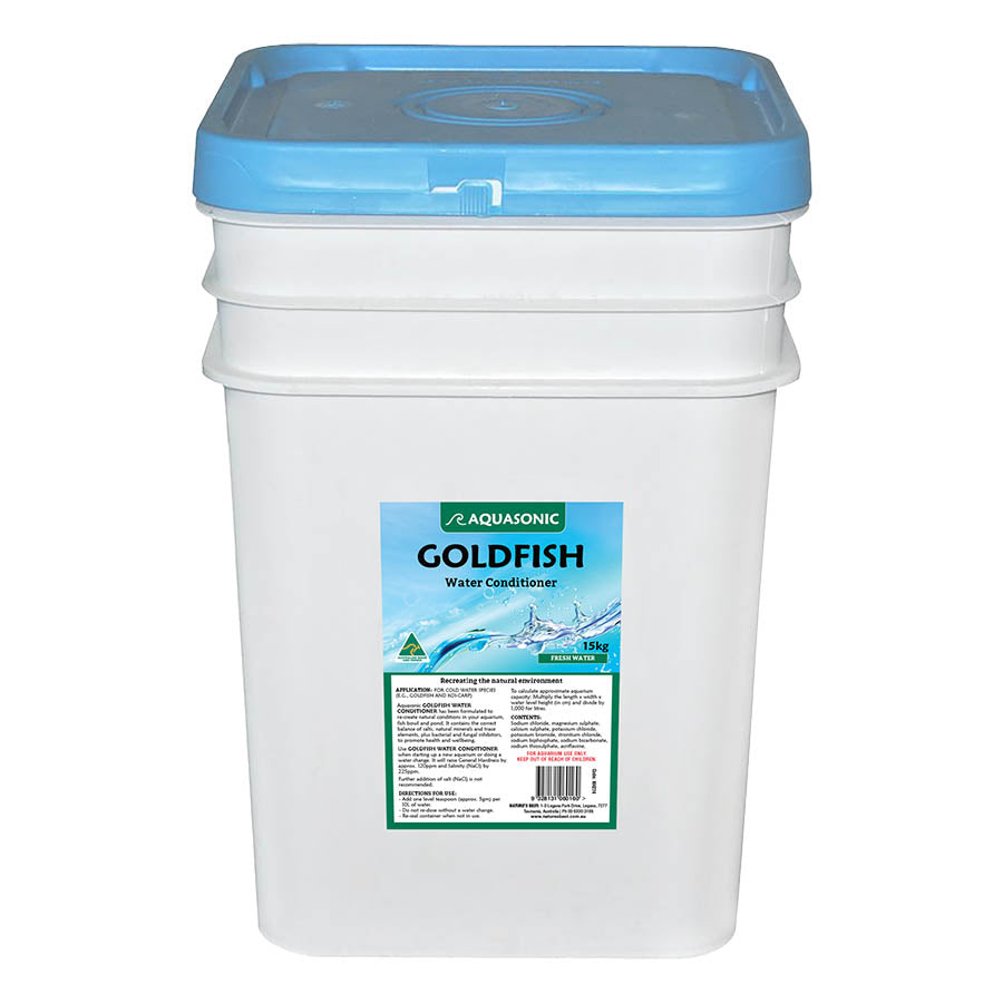 Aquasonic Goldfish Water Conditioner 15kg ** - Australian Made