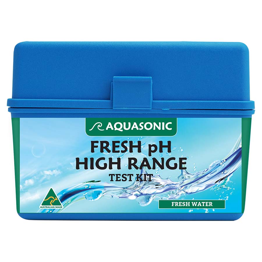 Aquasonic Ph 7.6 to 9.0 High Range Freshwater Test Kit - Australian Made