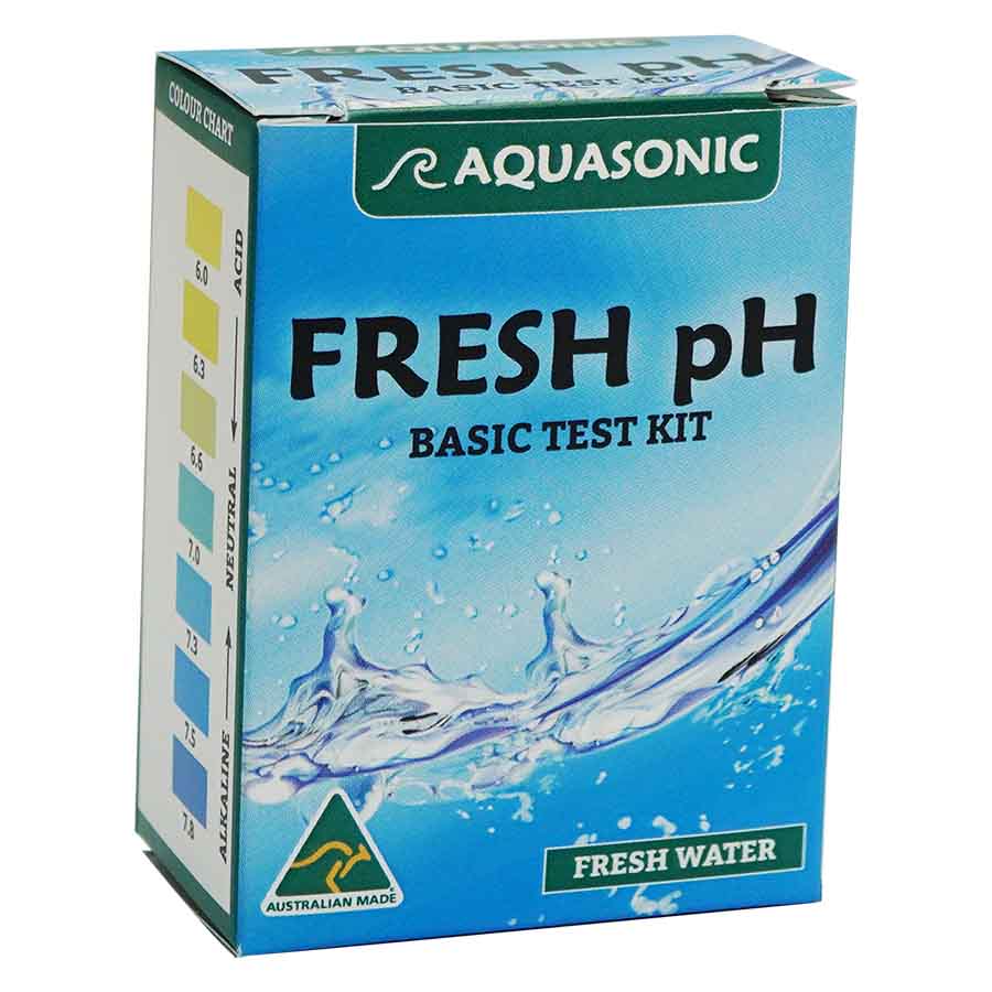 Aquasonic Ph 6.0 to 7.8 Freshwater Test Kit - 120 Tests - Australian Made