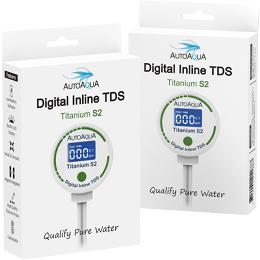 Auto Aqua Titanium S2 Inline TDS Meter