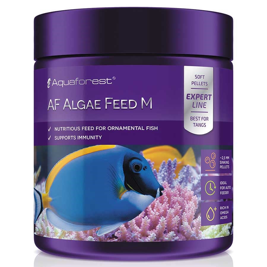 Aquaforest 120g Algae Feed M 2.5mm Sinking Pellet Fish Food