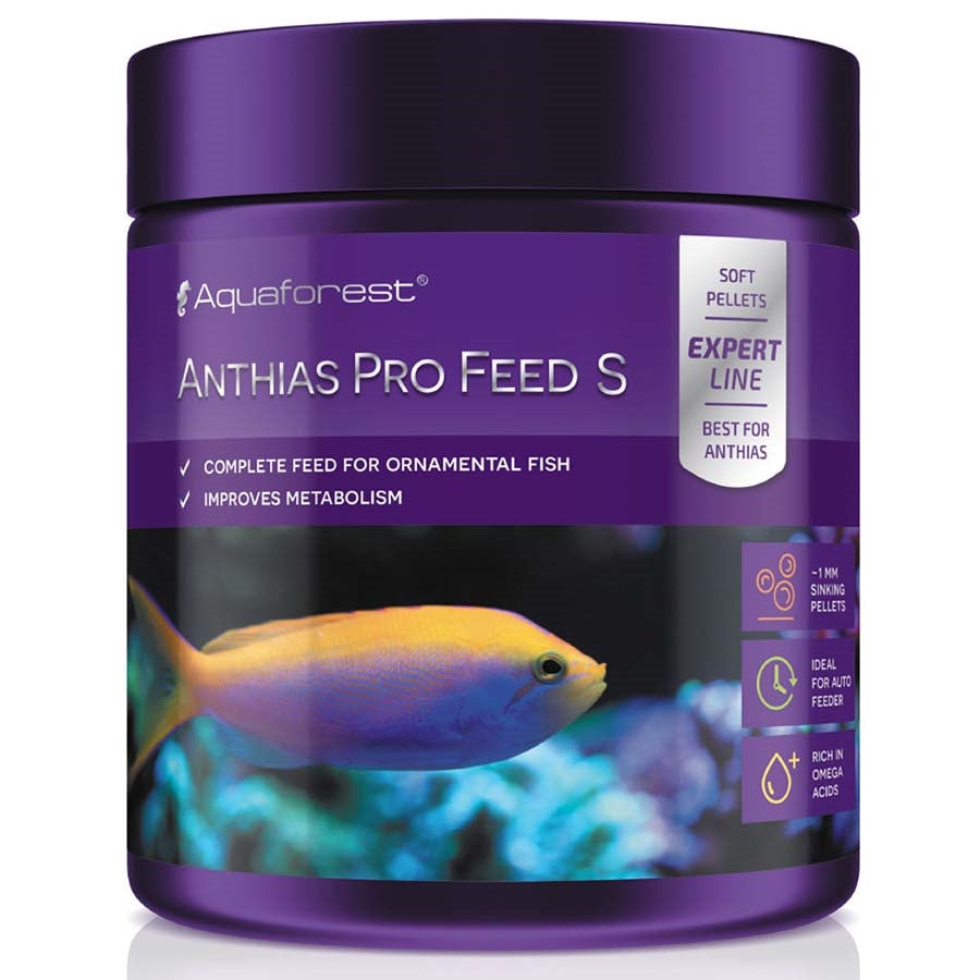 Aquaforest 120g Anthias Pro Feed S Fish Food 1mm Sinking Pellet