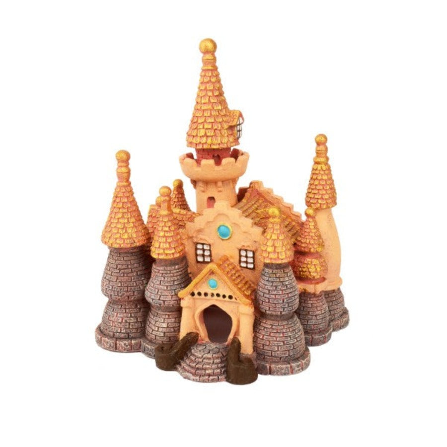 Bioscape Golden Tower Church 11 x 13.5.cm Aquarium Ornament