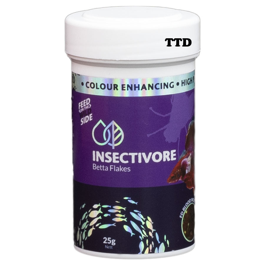 Bioscape Insectivore Betta Fish Flake Food 25g