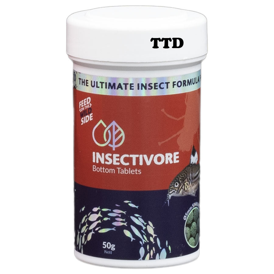 Bioscape Insectivore Bottom Feeder Tablets 50g Sinking 5mm Pellet Fish Food