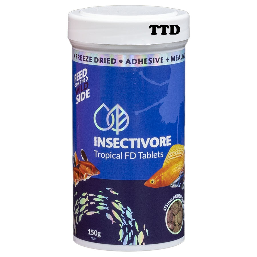 Bioscape Insectivore Freeze Dried Tropical Tablet 150g Fish Food - Adhesive